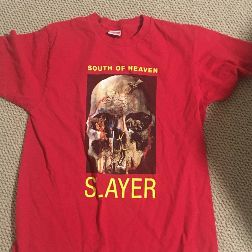 Supreme X Slayer South Of Heaven T Shirt